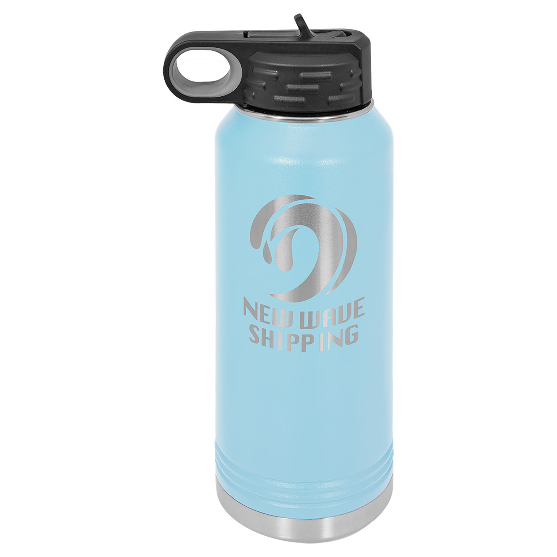32 oz. Light Blue Stainless Steel Insulated Water Bottle